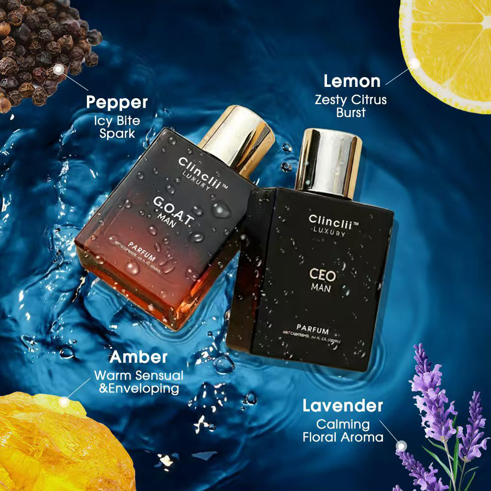 Final 3 Hours: 60%OFFđ„Gentlemenâs Fragrance Set with CEO MAN Perfume & G.O.A.T MAN Aroma