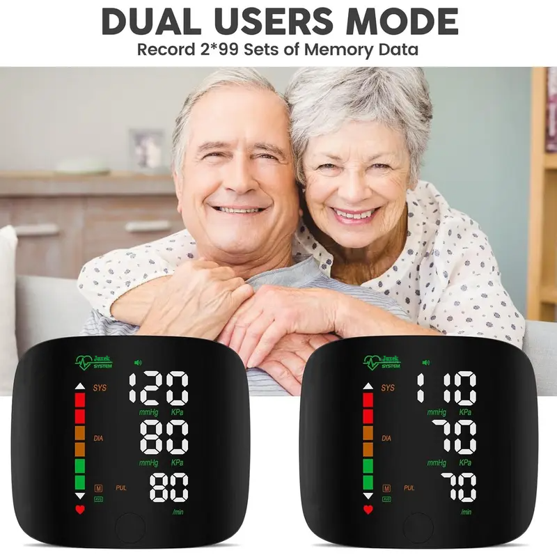 Final 3 Hours: 60%OFF🔥Wrist Blood Pressure Monitor – LED Touch Screen & Adjustable Fit