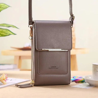 🔥Final 3 Hours: 60% OFF LOVILDS™2026 Trendy Minimalist Elegant Women's Touchscreen Crossbody Phone Wallet