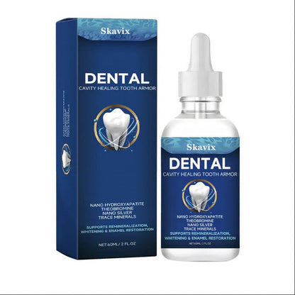 Skavix Fluoride-Free Hydroxyapatite Tooth Armor Drops & Enamel Repair, Whitening